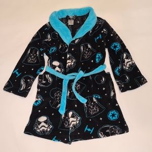 Kids Star Wars robe, black and blue sz S